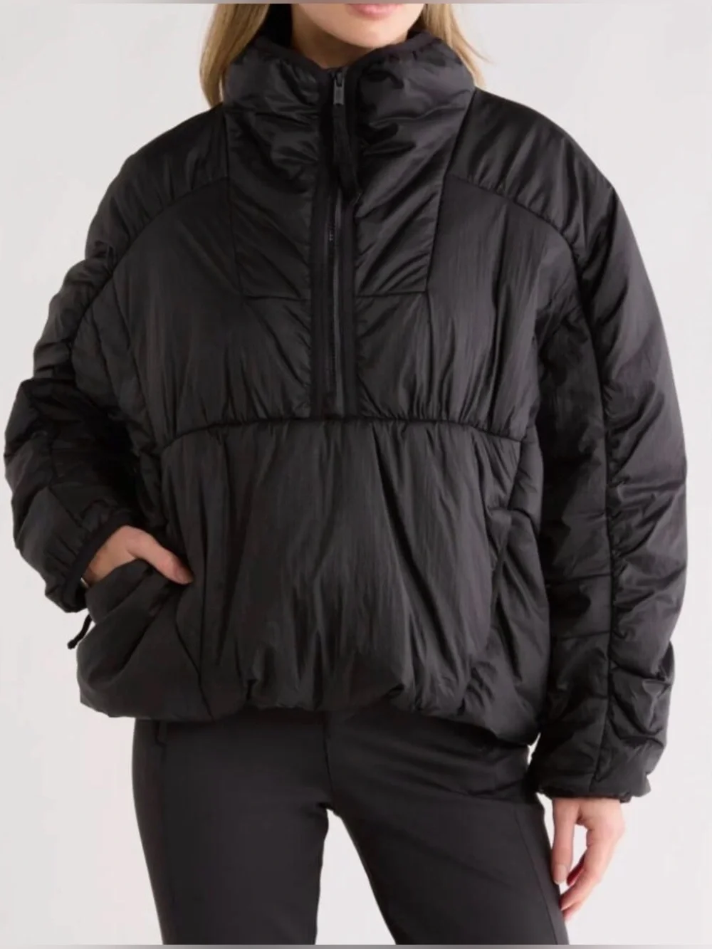 Free People Movement Layer Up Liner Puffer Pullover Jacket size M